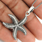 Starfish Pendant 925 Oxidized Sterling Silver Jewelry