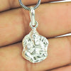 Solid Sterling Silver Lord Ganesha Pendant