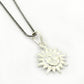 925 Solid Sterling Silver Sun Pendant Jewelry