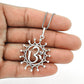 Solid Sterling Silver Om Pendant Indian Jewelry