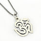 925 Solid Sterling Silver Om Pendant