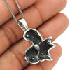 925 Solid Sterling Silver Oxidized Pendant