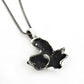 925 Solid Sterling Silver Oxidized Pendant