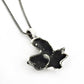 925 Solid Sterling Silver Oxidized Pendant