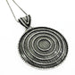 925 Sterling Silver Tribal Pendant Oxidized Handmade Jewelry