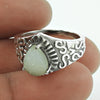 Druzy Gemstone Ring 925 Sterling Silver Indian Handmade Jewelry K7