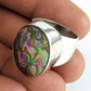 Abalone Shell Gemstone Jewelry 925 Fine Sterling Silver Tribal Ring