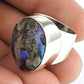 Abalone Shell Gemstone Jewelry 925 Fine Sterling Silver Tribal Ring