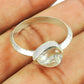 925 Sterling Silver Crystal Gemstone Cocktail Engagement Ring Jewelry