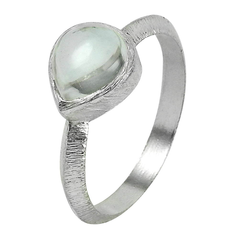 925 Sterling Silver Crystal Gemstone Cocktail Engagement Ring Jewelry