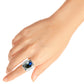 Natural Labradorite Gemstone Ring 925 Silver Wholesale Jewelry Y1