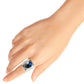 Natural Labradorite Gemstone Ring 925 Silver Wholesale Jewelry Y1