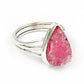 Druzy Gemstone Ring 925 Sterling Silver Indian Handmade Jewelry 8