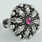 Ruby Gemstone Solid 925 Silver Adjustable Handmade Ring Women Gift