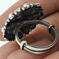 Ruby Gemstone Solid 925 Silver Adjustable Handmade Ring Women Gift