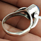 Natural Lapis Lazuli Gemstone Cocktail Tribal Blue Ring 925 Silver Q1