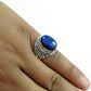Natural Lapis Lazuli Statement Boho Ring 925 Silver For Girls U23