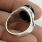 Natural Tiger Eye Statement Tribal Ring 925 Silver For Women K4