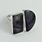 Natural Amethyst Gemstone Cocktail Tribal Purple Ring 925 Silver M10