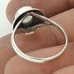 Gift For Her Statement Ring 925 Silver Natural Rainbow Moonstone T6