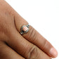 Natural Rhodochrosite 925 Silver Cocktail Tribal Ring For Girls M12