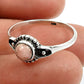 Natural Rhodochrosite 925 Silver Cocktail Tribal Ring For Girls M12