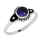Natural Amethyst Gemstone 925 Silver Cocktail Boho Ring For Women Z12