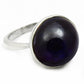 Natural Amethyst Gemstone Solitaire Purple Ring 925 Sterling Silver Y11