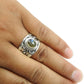 Natural Labradorite 925 Silver Solitaire Boho Ring For Girls Q4