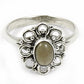 Natural Smoky Quartz Charming Ring 925 Sterling Silver Gift For Her L8