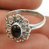 Natural Smoky Quartz Charming Ring 925 Sterling Silver Gift For Her L8