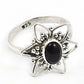 Wedding Gift For Her 925 Silver Natural Black Onyx Statement Tribal Ring S27