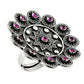 925 Sterling Silver Ruby Gemstone Adjustable Ring Artisan Jewelry