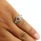 Gift For Her Carnelian Gemstone Jewelry 925 Sterling Silver Ring K99