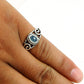 Natural Chalcedony Gemstone 925 Silver Statement Ring For Women Q1