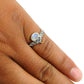 Natural Rainbow Moonstone 925 Silver Cocktail Crown Ring For Girls U10