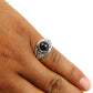 Natural Garnet Gemstone Cocktail Vintage Ring 925 Sterling Silver K1