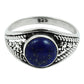Gift For Woman Natural Lapis Lazuli Statement Ring 925 Silver R23
