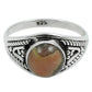 Gift For Her 925 Silver Natural Rhodochrosite Cocktail Boho Ring V18