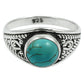 Natural Turquoise 925 Silver Cocktail Bohemian Ring For Women I1