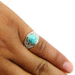 Natural Turquoise 925 Silver Cocktail Bohemian Ring For Women I1