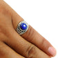 Gift For Her Solid 925 Silver Natural Lapis Lazuli Cocktail Ring Z5