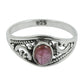 Natural Pink Tourmaline 925 Silver Cocktail Bohemian Ring Gift For Women Girls