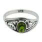 Natural Green Tourmaline Gemstone Ring 925 Silver Handmade Jewelry