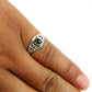 Natural Green Tourmaline Gemstone Ring 925 Silver Handmade Jewelry