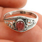 Natural Pink Tourmaline 925 Silver Cocktail Bohemian Ring Gift For Women Girls