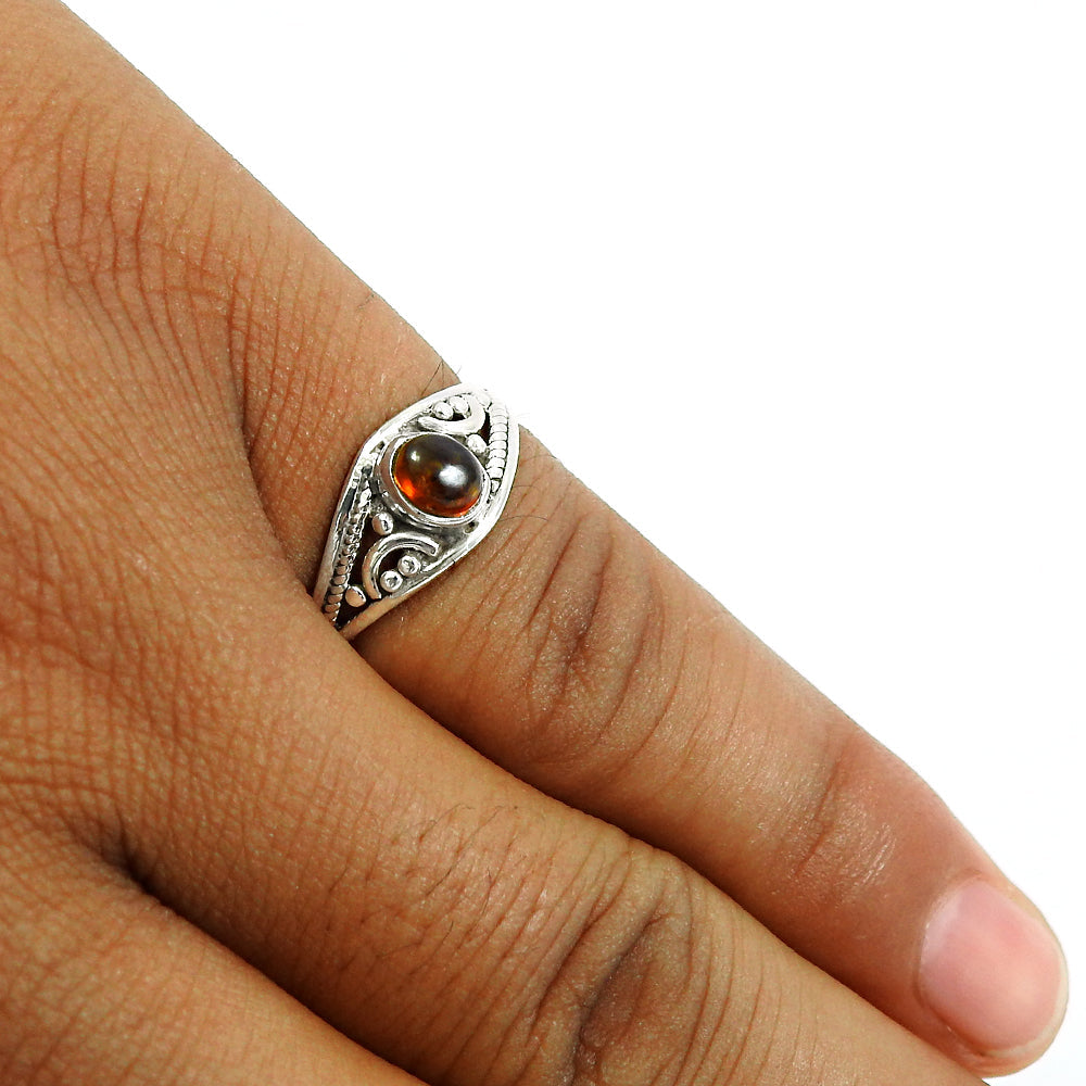 Natural Yellow Tourmaline Gemstone Statement Ring Solid 925 Silver Jewelry