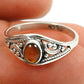 Natural Yellow Tourmaline Gemstone Statement Ring Solid 925 Silver Jewelry