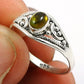 Natural Green Tourmaline Gemstone Ring 925 Silver Handmade Jewelry