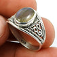 Gift For Woman 925 Silver Natural Labradorite Statement Ring Z14